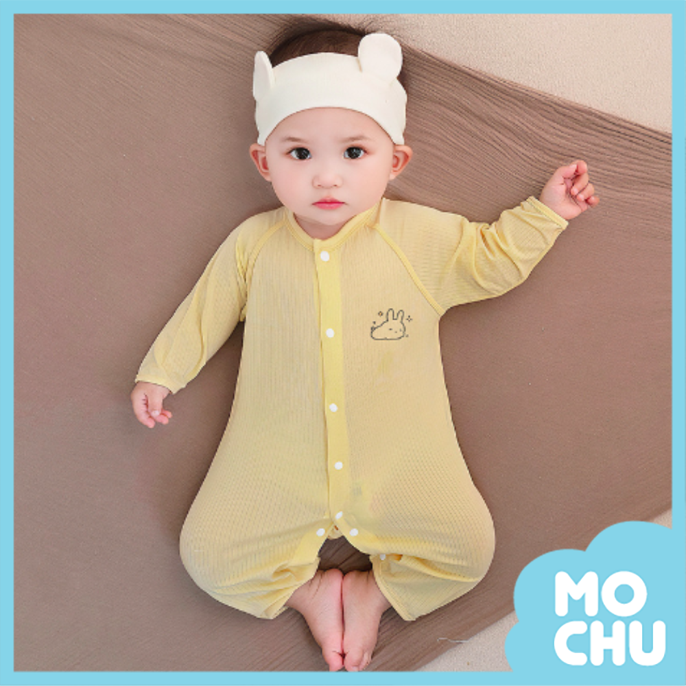 瞌睡兔天絲薄款長袖連身衣