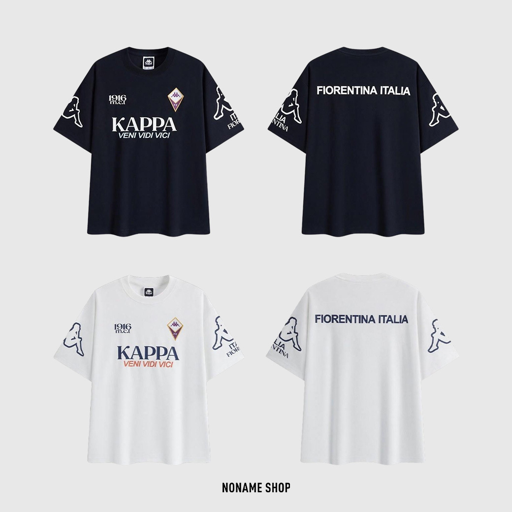 KAPPA ACF Fiorentina系列 字母LOGO 休閒 短袖 兩色 (男款)