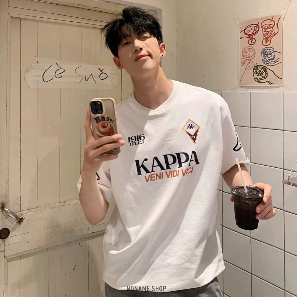 KAPPA ACF Fiorentina系列 字母LOGO 休閒 短袖 兩色 (男款)