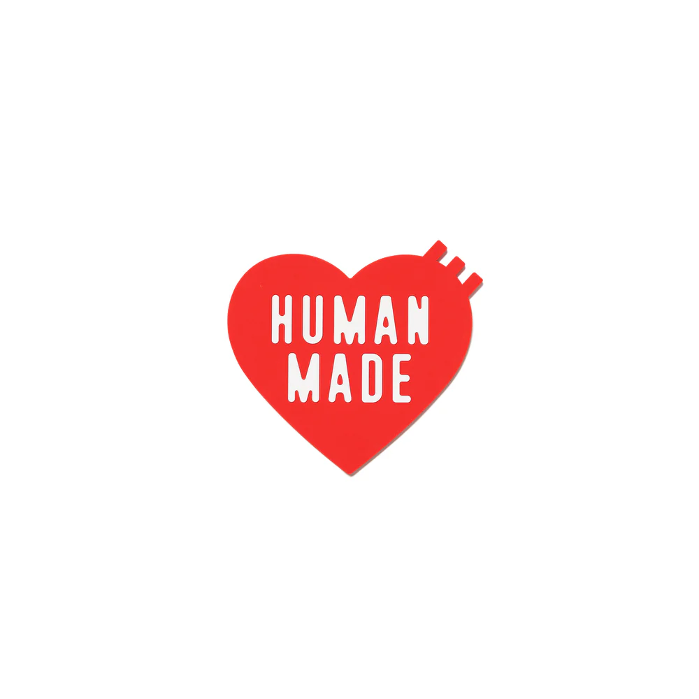 Human Made Heart Rubber Coaster - Red| HM29GD109