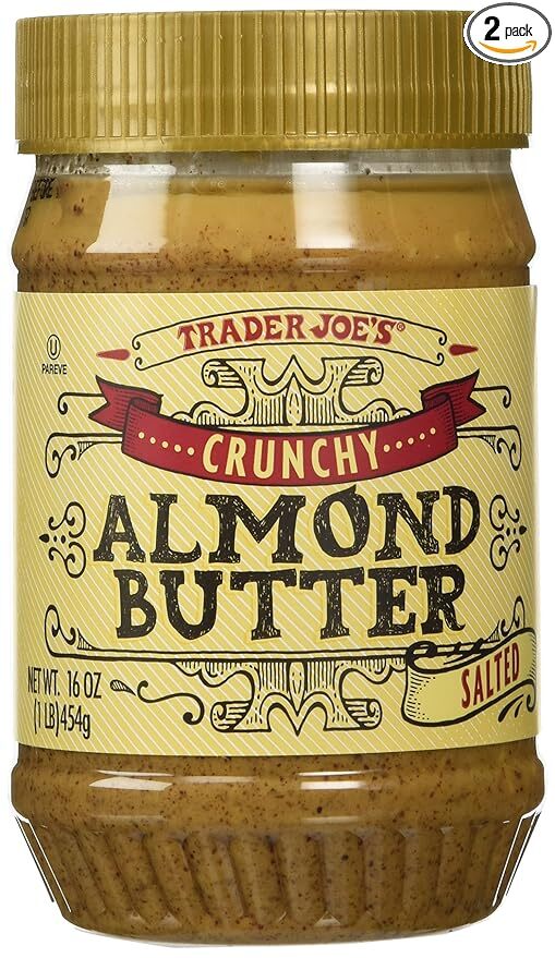 [S] TRADER JOE'S CRUNCHY ALMOND BUTTER - SALTED, 454G, 00522939 (SZZ661)