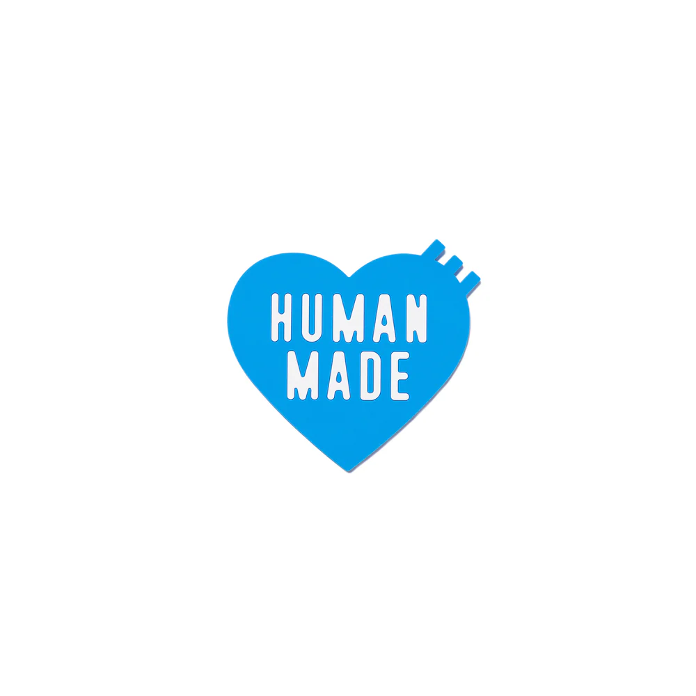 Human Made Heart Rubber Coaster - Blue| HM29GD109