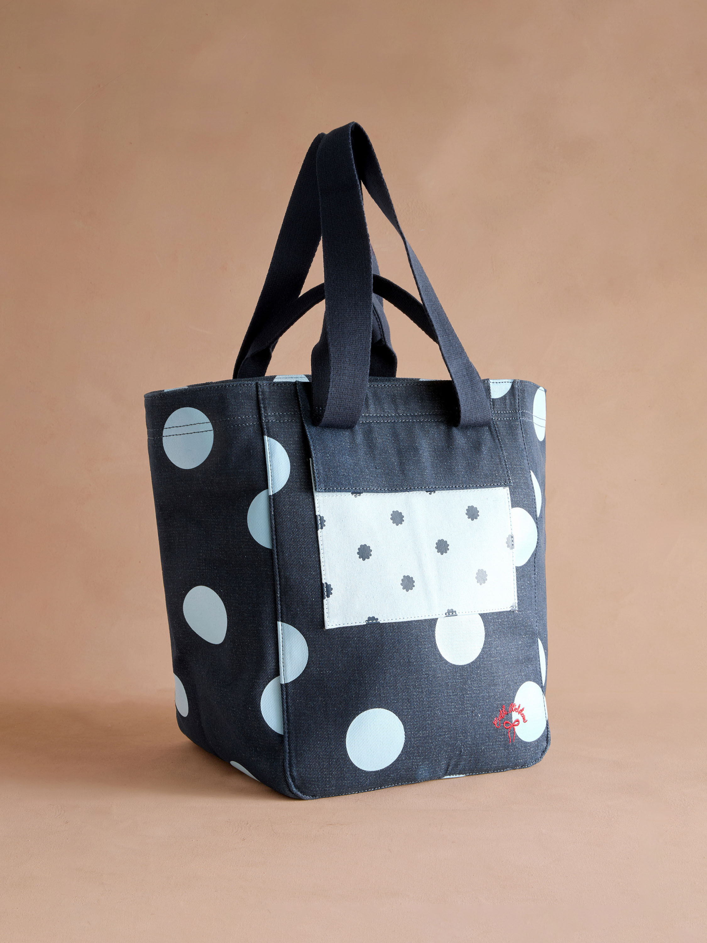 DENIM SPOT 大容量雙背帶托特包