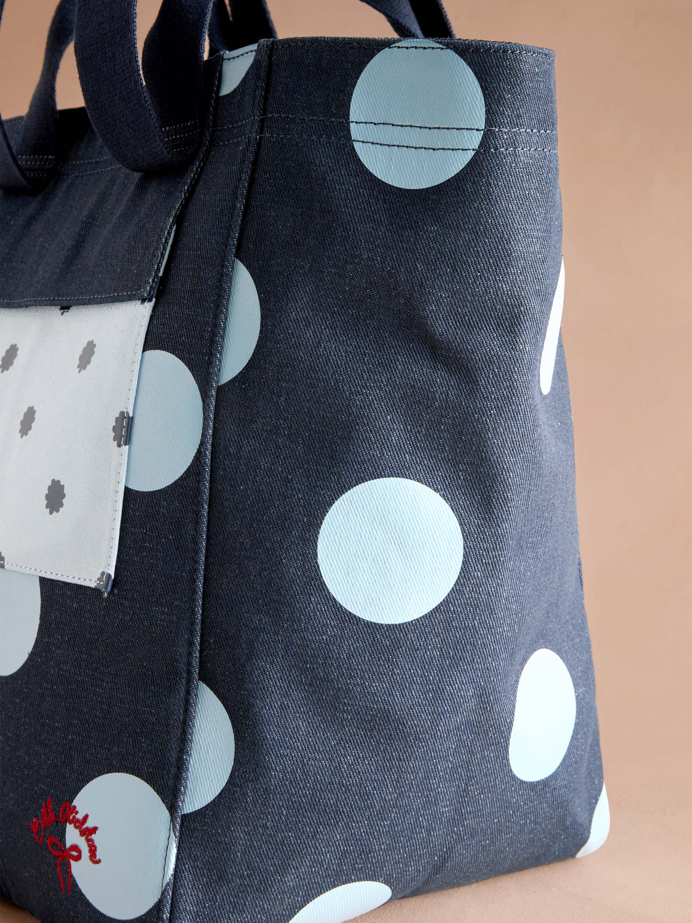 DENIM SPOT 大容量雙背帶托特包