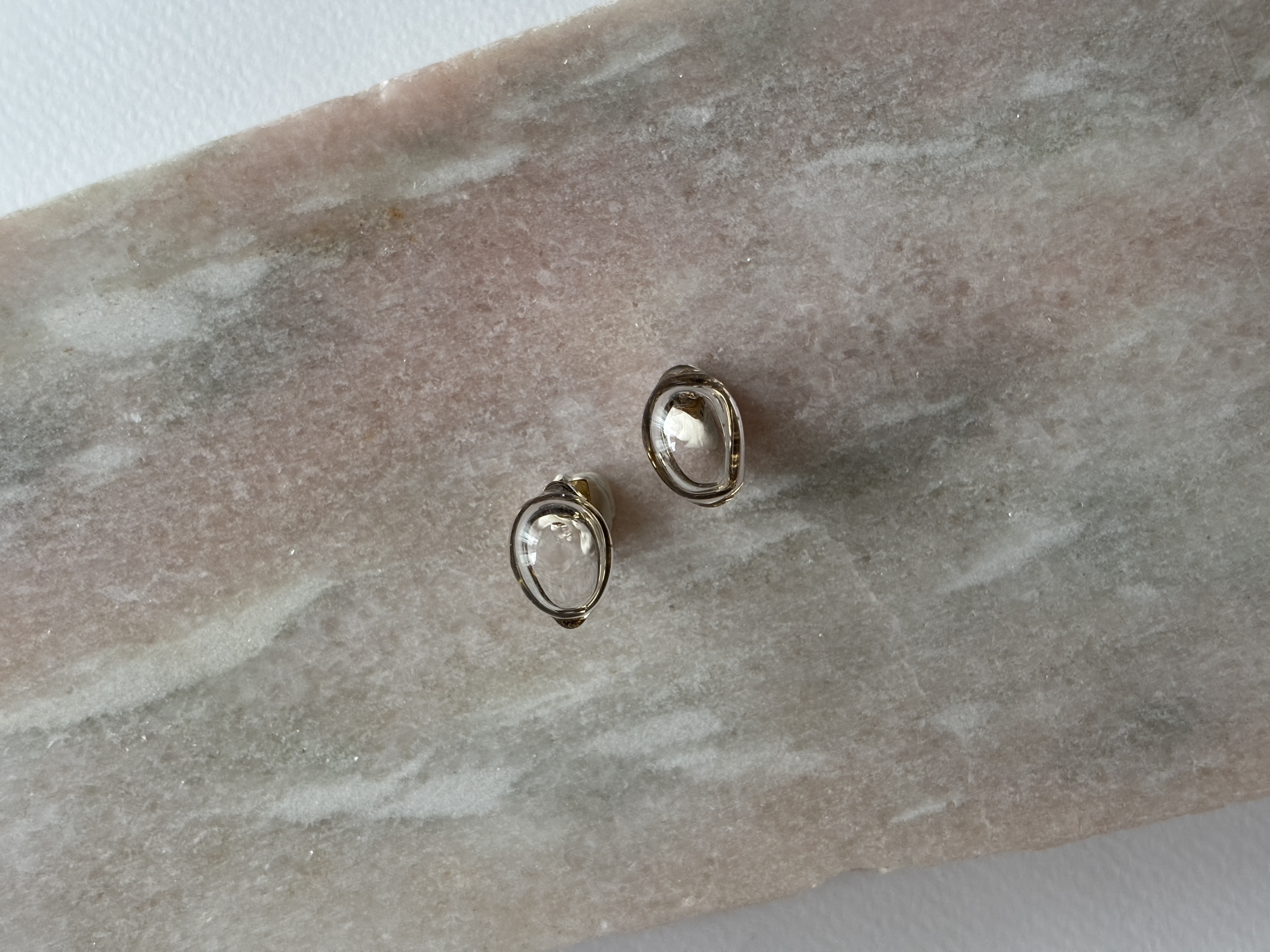 東京選物。針式吹製玻璃耳環