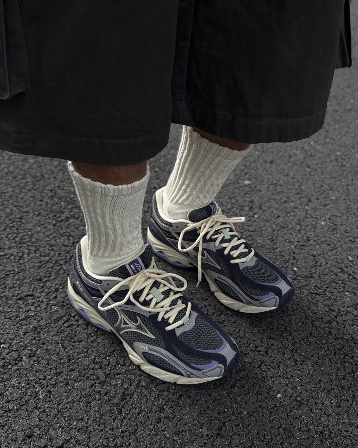 <層次拿捏>MIZUNO WAVE ORION 美津濃 復古 機能 深灰紫