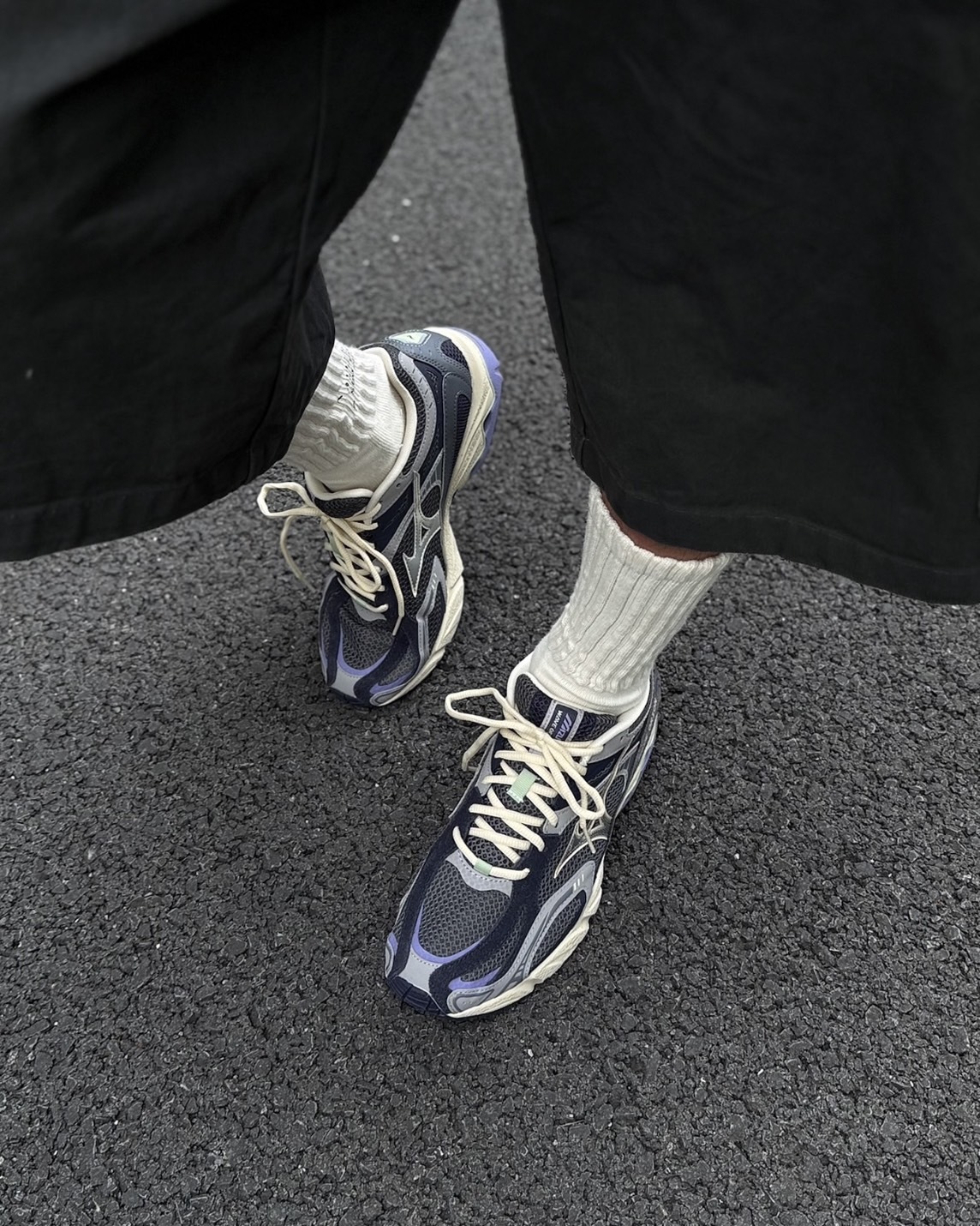 <層次拿捏>MIZUNO WAVE ORION 美津濃 復古 機能 深灰紫