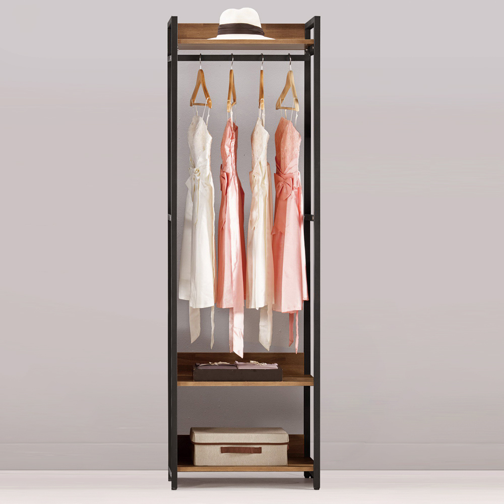 諾德2尺開放式單吊衣櫃