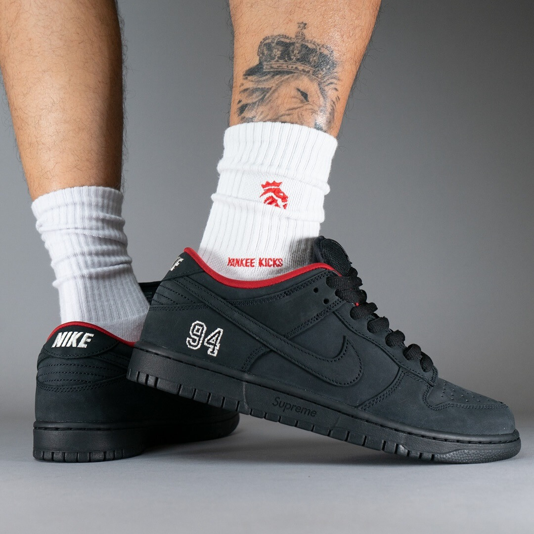 【Focus Store】預購 Supreme x Nike Dunk SB Low Pro"Black / White Grey / Blue" 黑/白灰/藍色