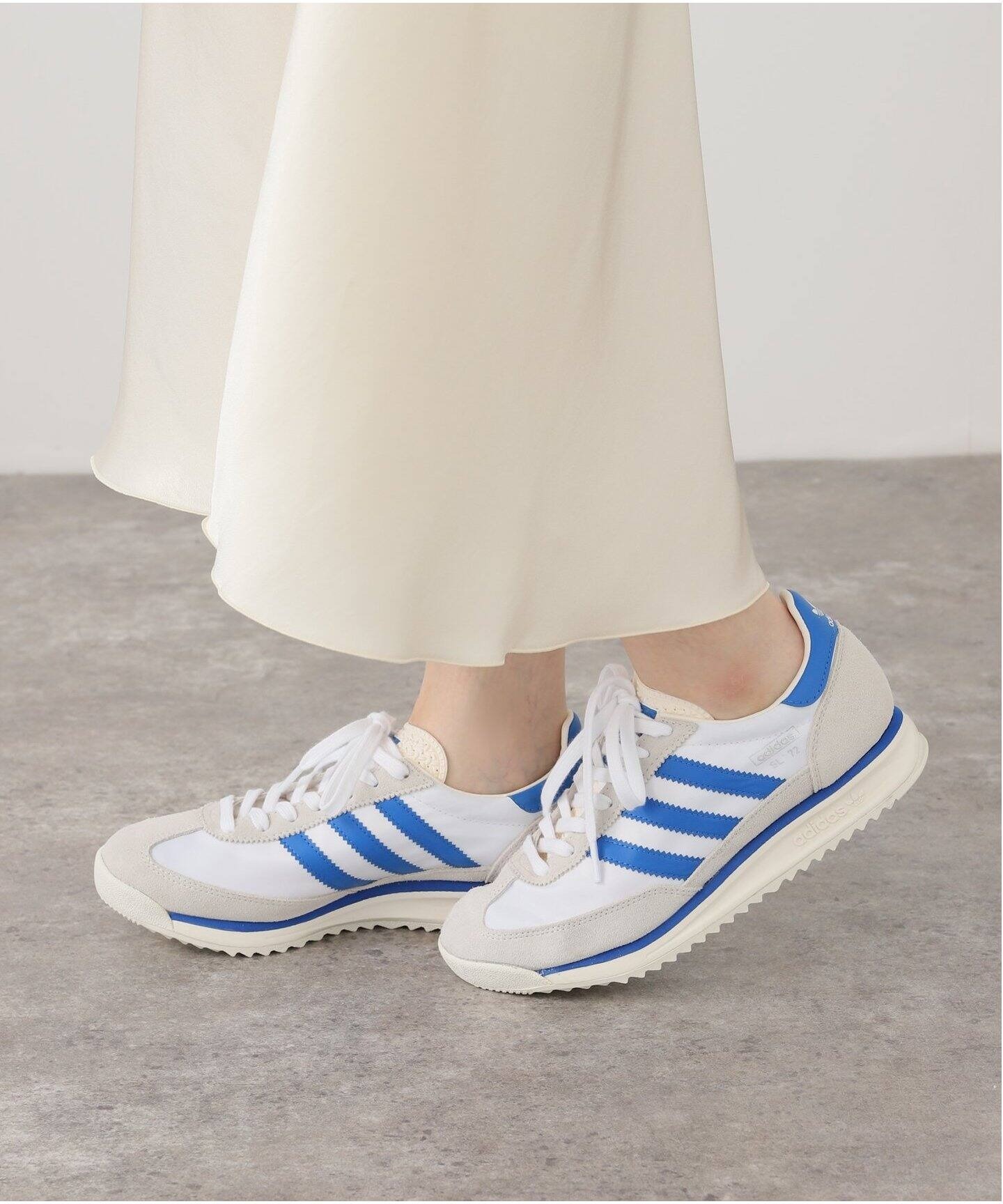 ADIDAS 休閒鞋 SL 72 RS 白灰藍 復古 慢跑鞋 男女 JH8644