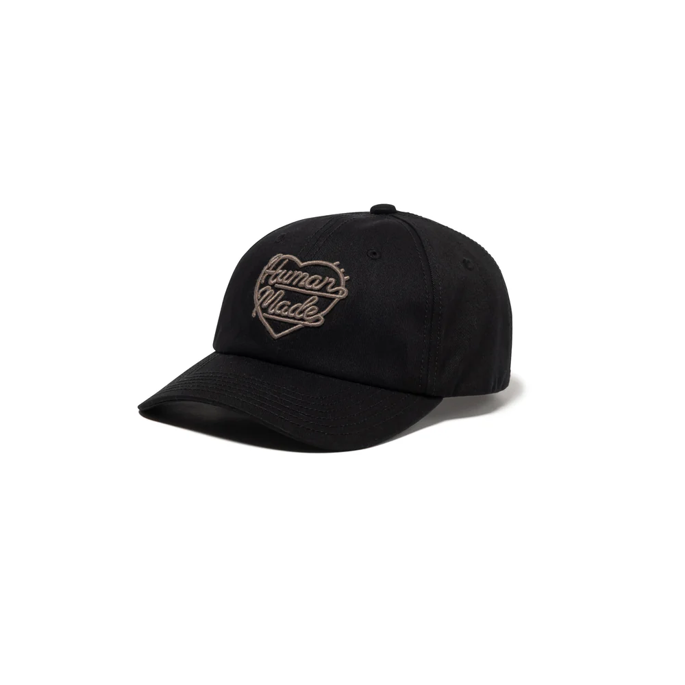 Human Made 6Panel Twill Cap - Black