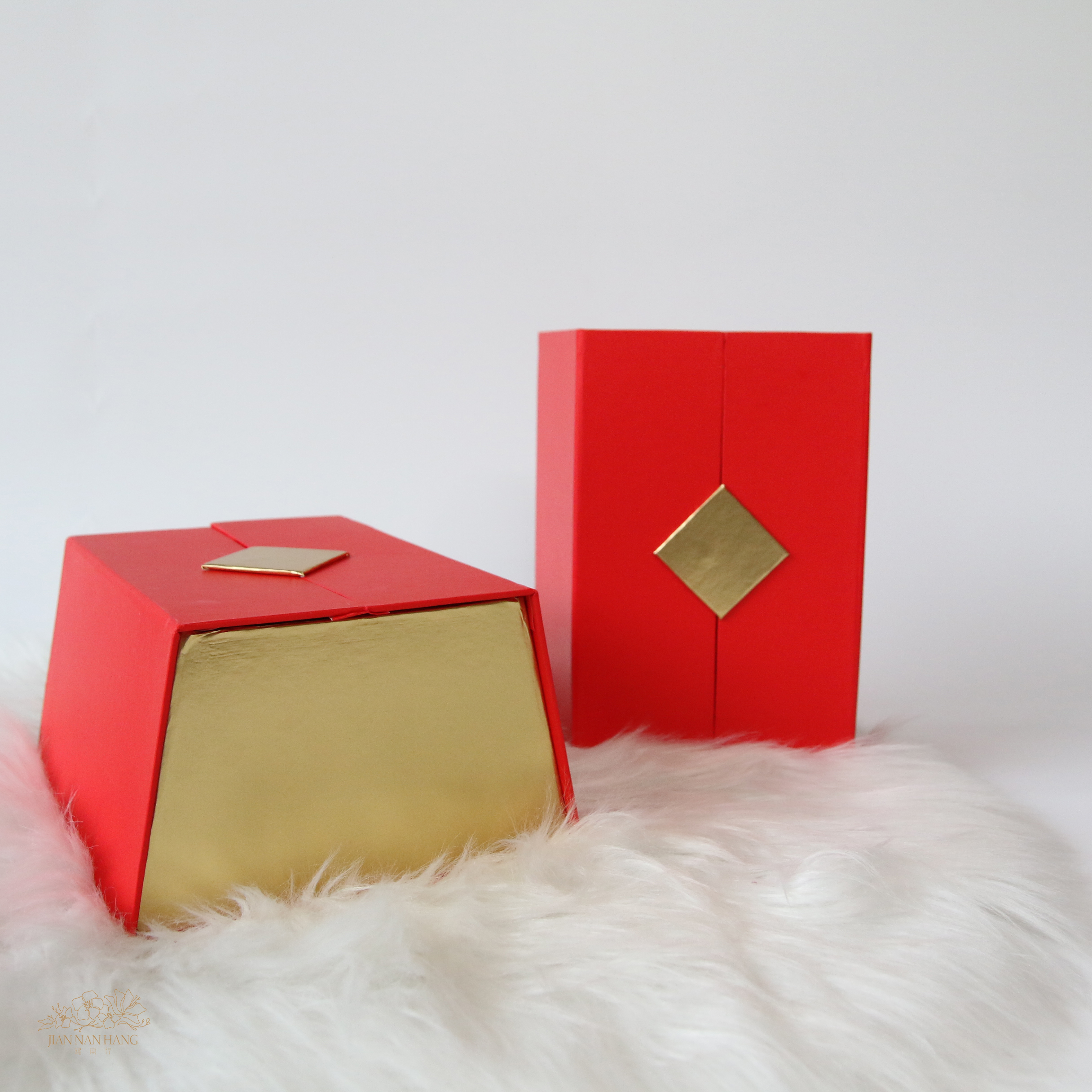 包裝 開蓋紙盒 金塊造型 2尺寸