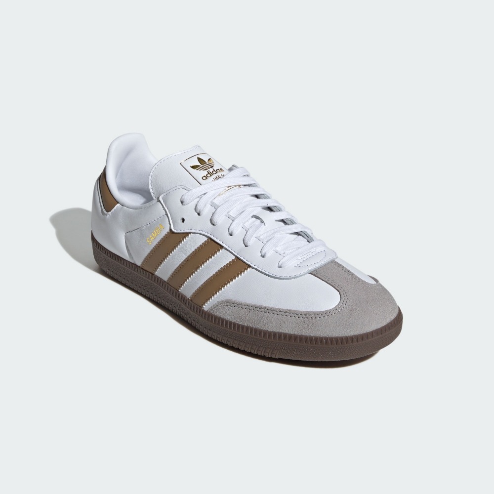ADIDAS 休閒鞋 SAMBA OG 白棕 焦底 復古 德訓鞋 男女 JH8796