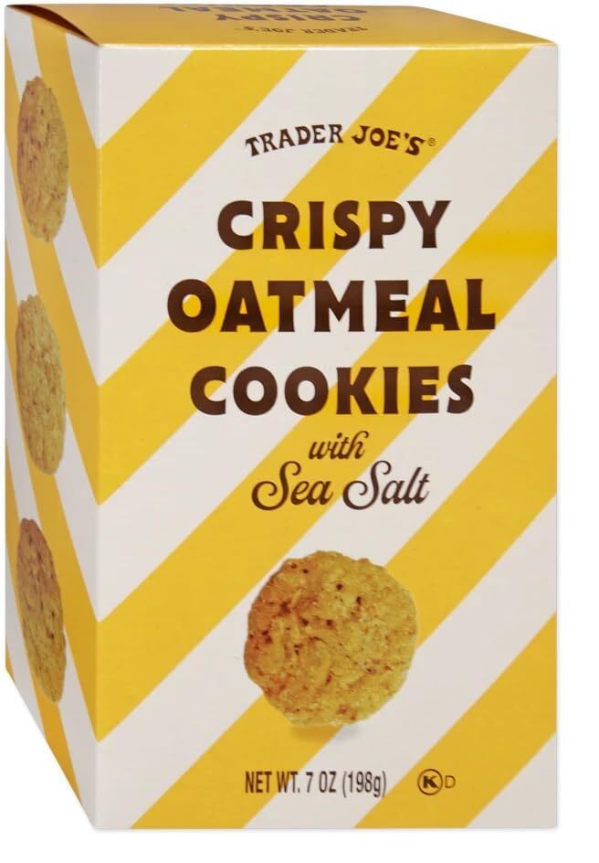 [S] TRADER JOE'S CRISPY OATMEAL COOKIES WITH SEA SALT, 198G, 787789 (SZZ687)