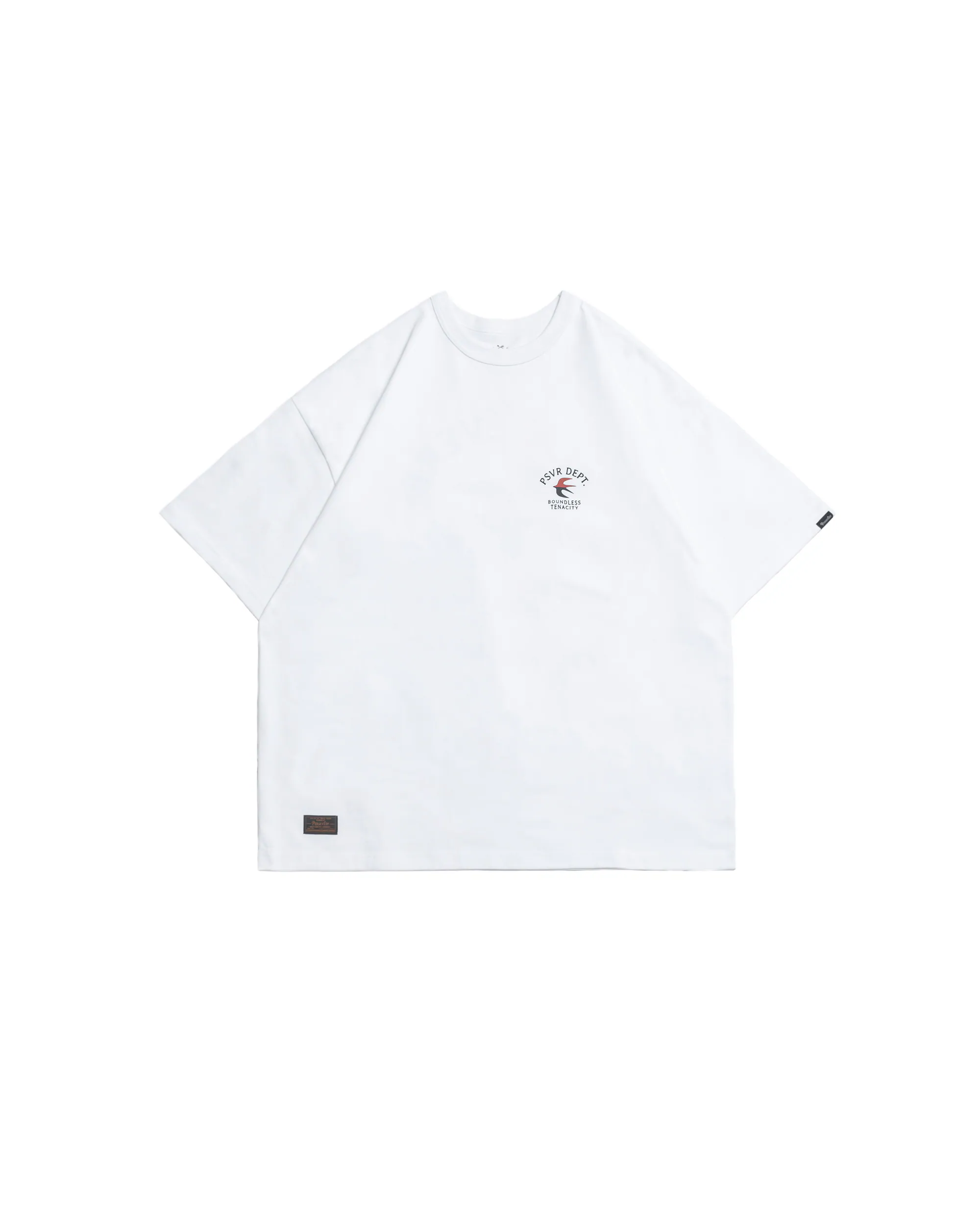 PERSEVERE RETRO SWALLOW GRAPHIC T-SHIRT - WHITE