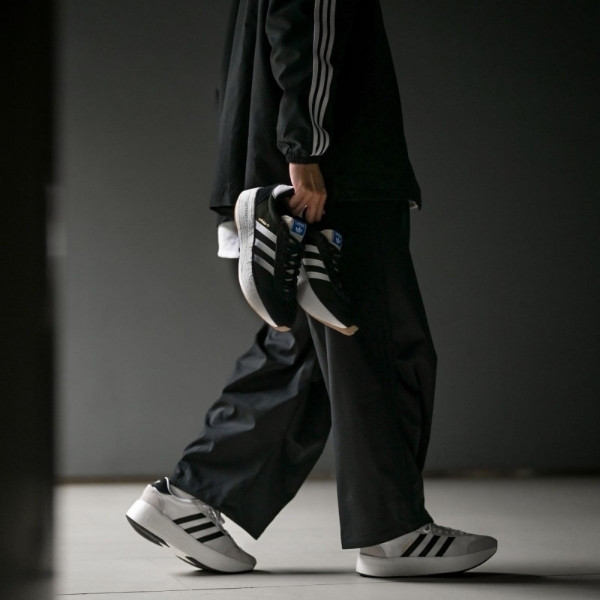 ADIDAS 慢跑鞋 CITY RNR 黑白 麂皮 休閒 運動鞋 男 JI0836