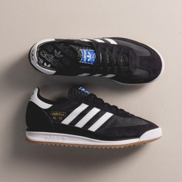 ADIDAS 休閒鞋 SL 72 RS 黑色 復古 慢跑鞋 男女 JI1282