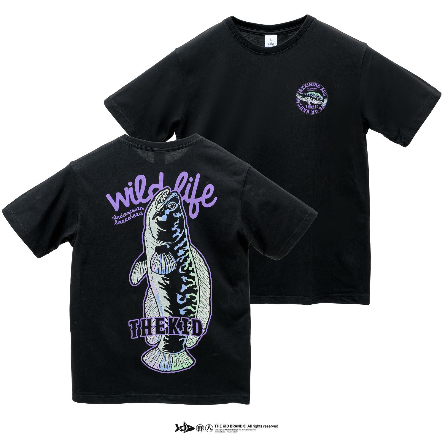 KID ® 動物系列 魚虎短T