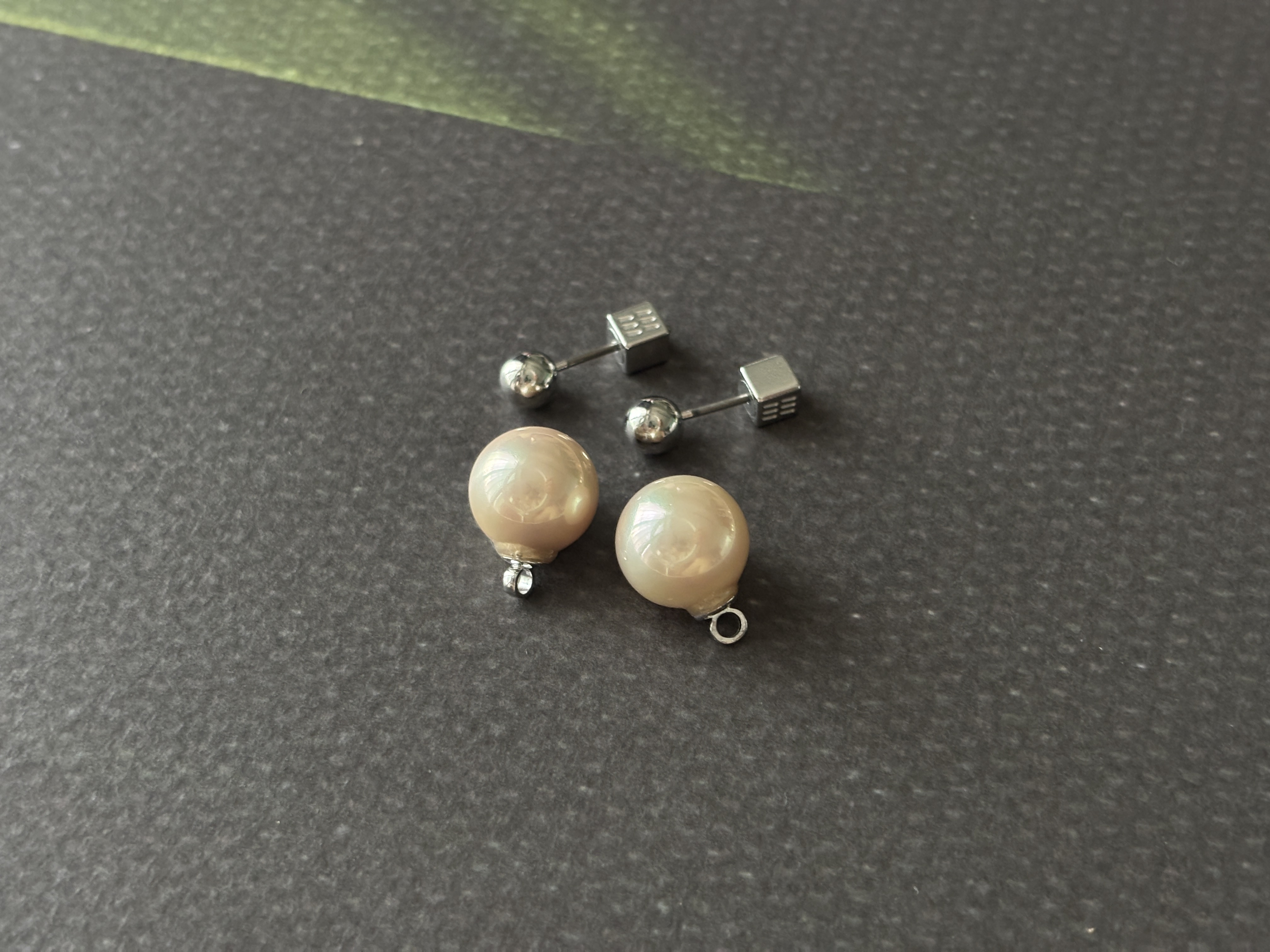 東京選物。針式珍珠耳環