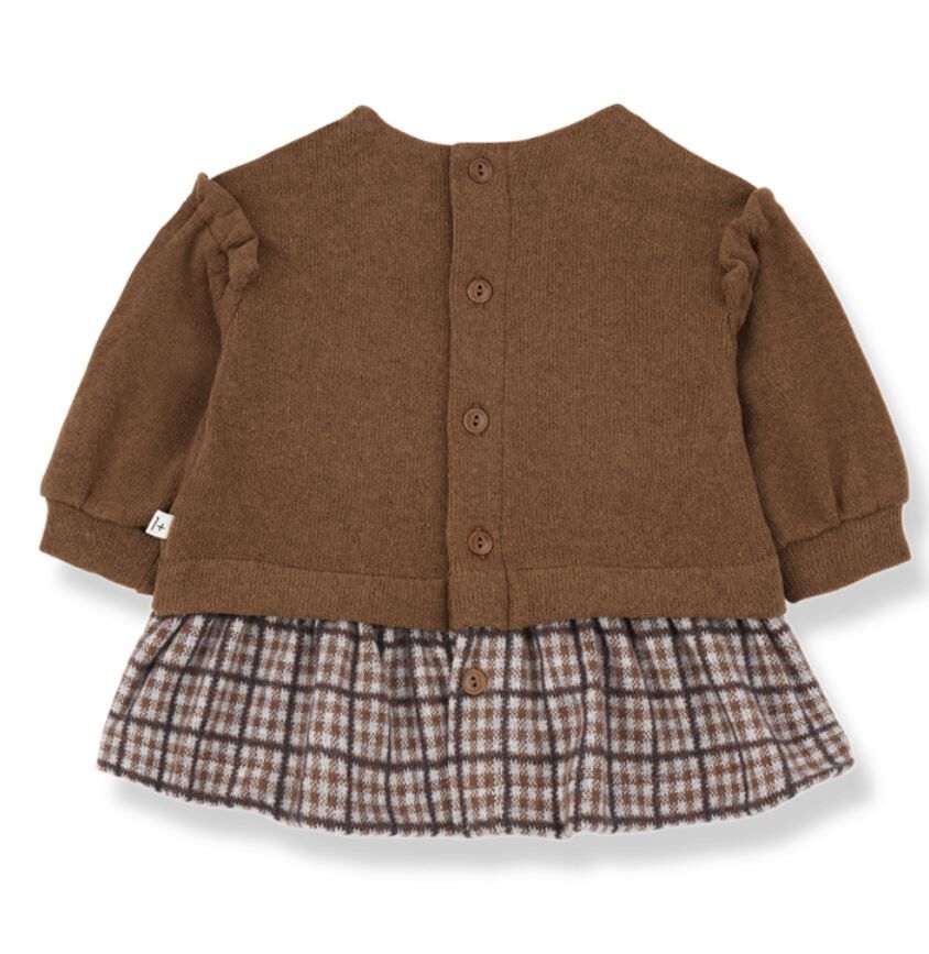 1+ in the family 復古格紋拼接洋裝 SABINE castagna