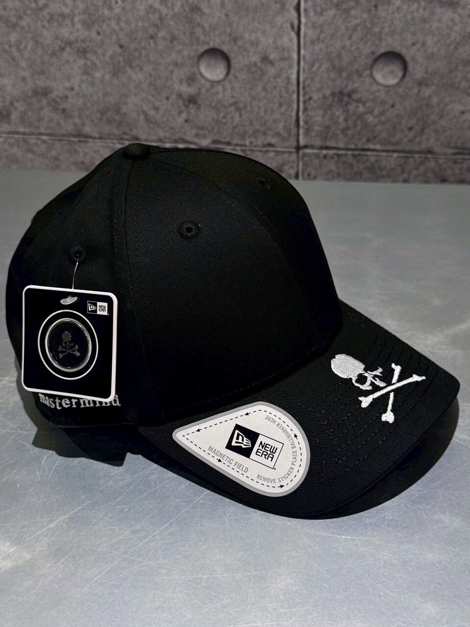 MMJ x New Era 缺貨款 刺繡骷髏黑色老帽 Mastermind Japan