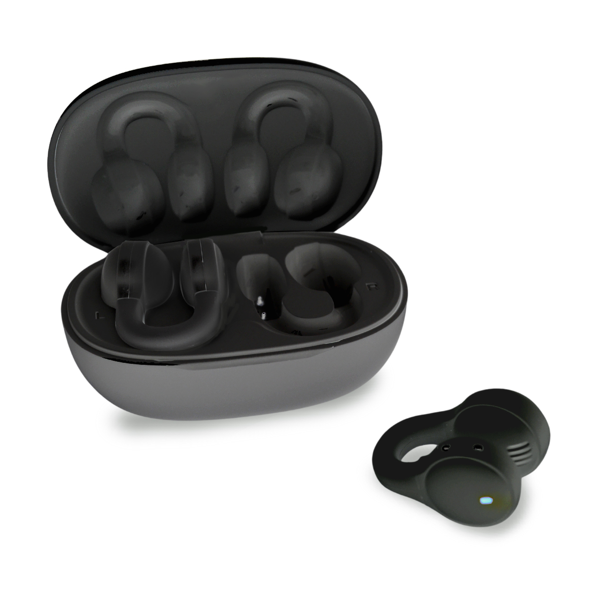 日本TSK 無線不入耳運動夾耳藍牙耳機 - 夾耳藍牙耳機、無線運動耳機 P4036