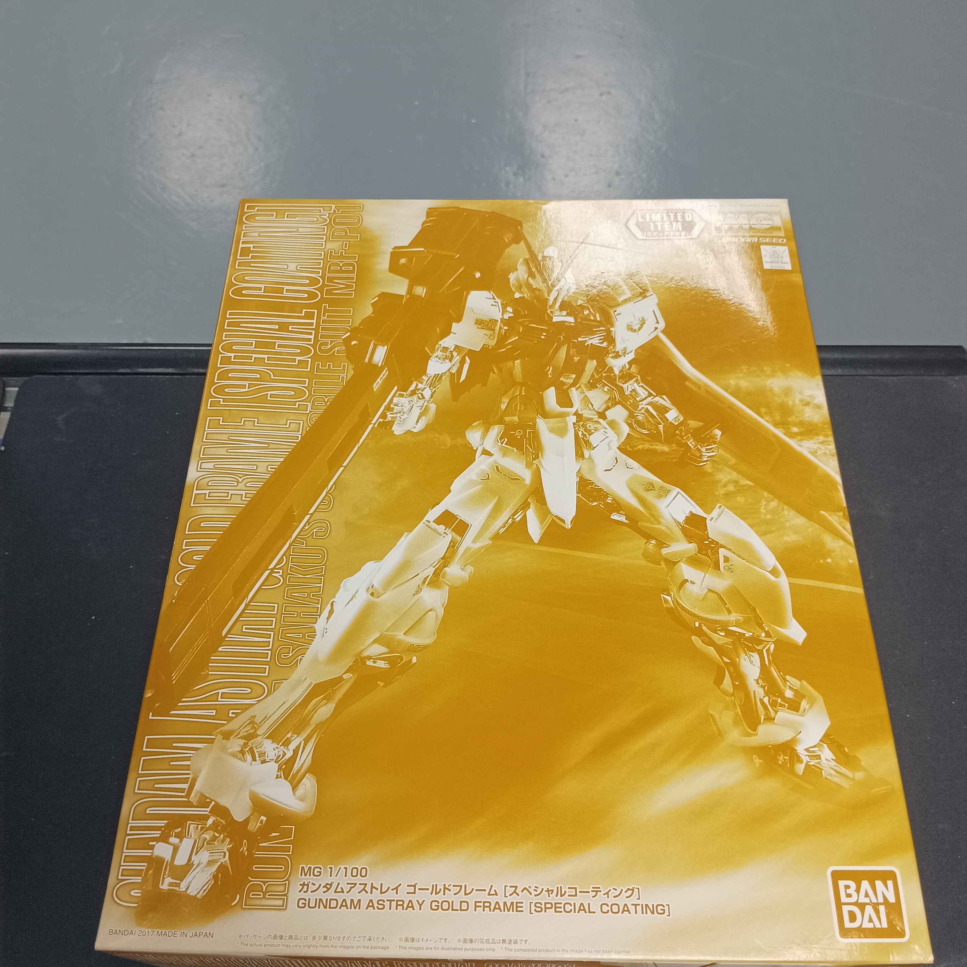 MG 1/100 Gundam Astray Gold Frame Special Coating