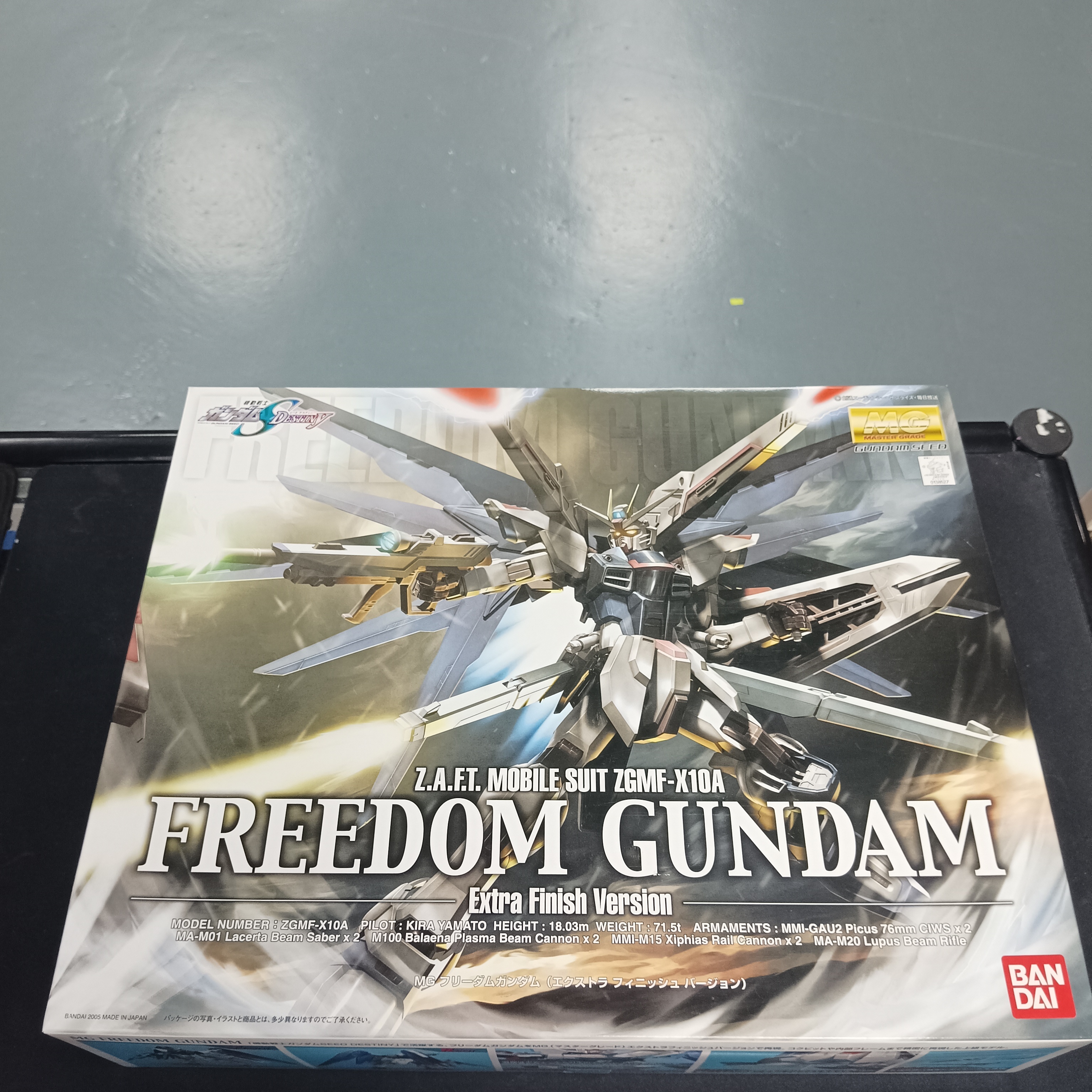 寄賣-MG 1/100 Freedom 舊版 extra finish
