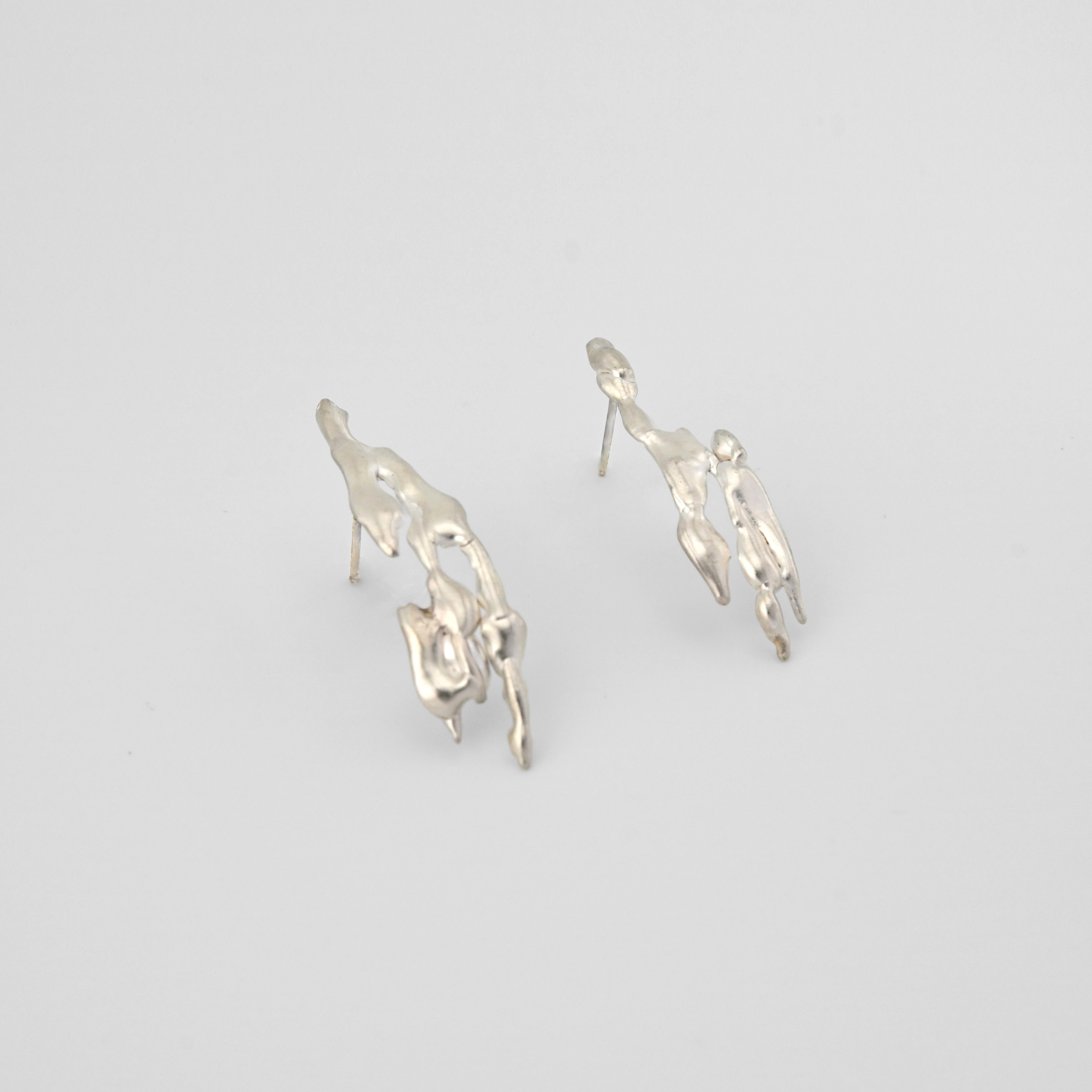 livvvvil 澗 純銀耳環 STREAM SILVER EARRINGS