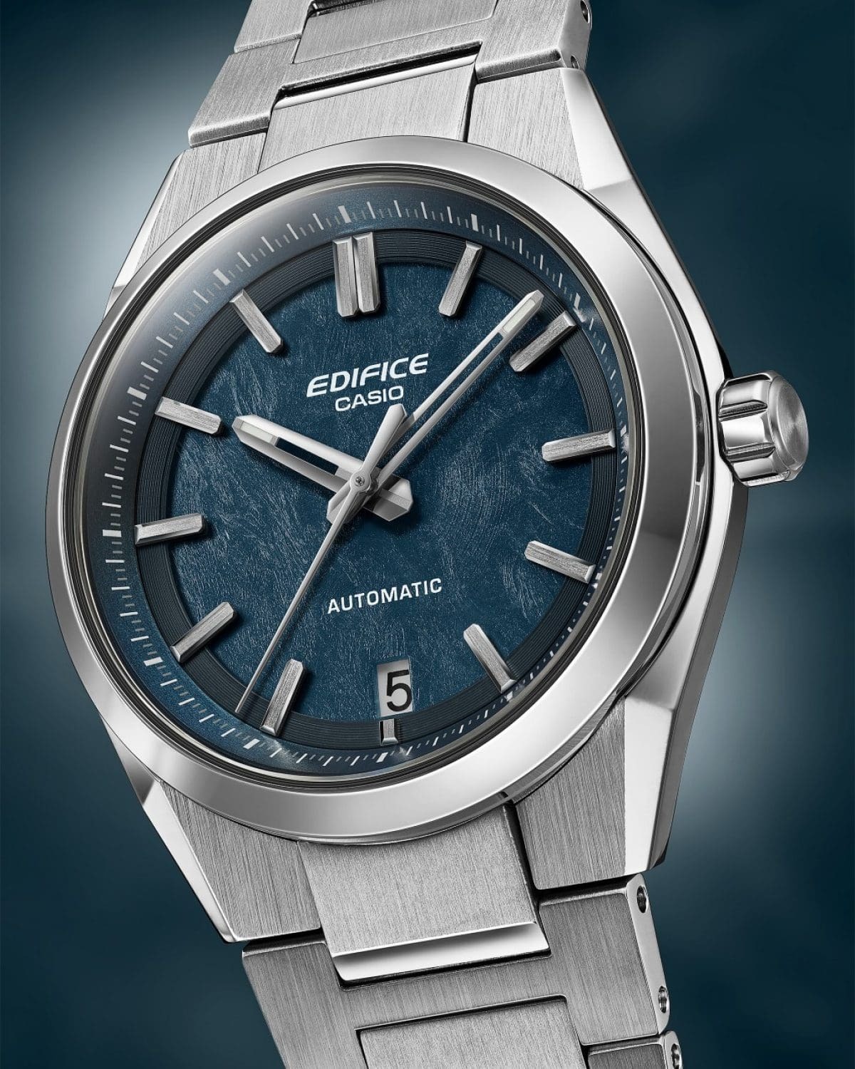 CASIO Edifice 39mm 藍色 機械自動錶 EFK-100D-2A