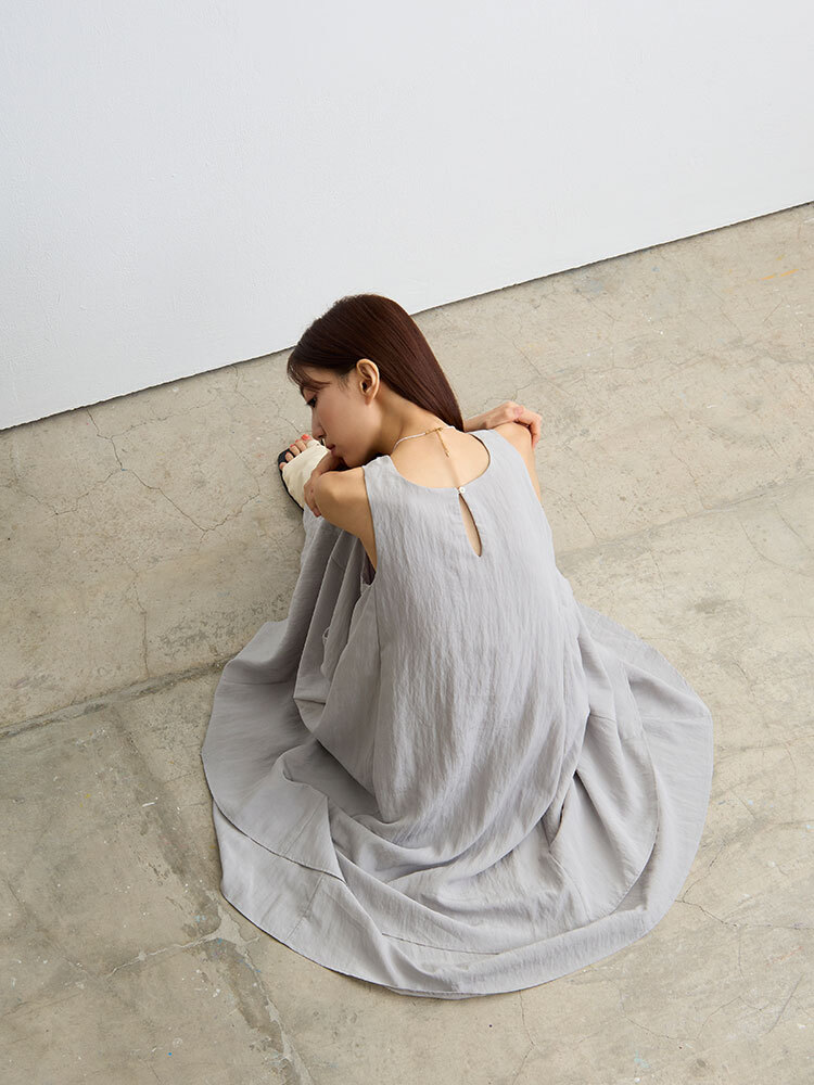 OH!HER 日系減齡天絲背心長洋裝