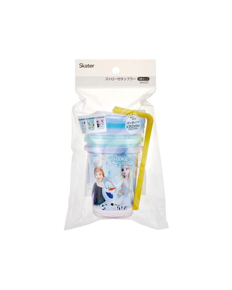 Skater 迪士尼 Frozen 水杯連蓋 230ml x 3入 (SIH2ST)