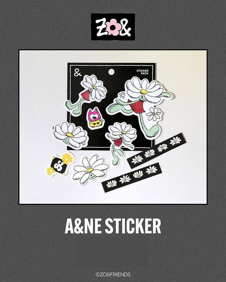 G-Dragon ZO&FRIENDS A&NE Sticker