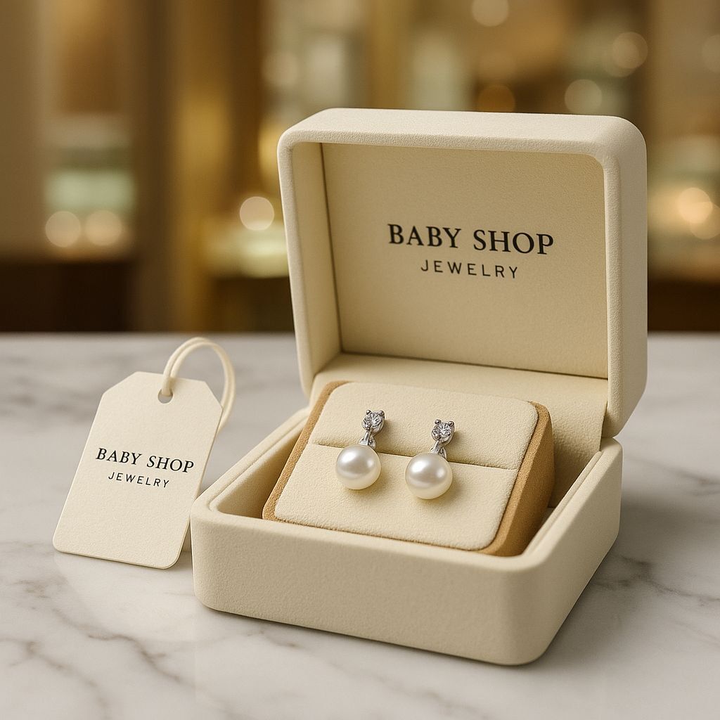 【預購】KK090211 珍珠閃石耳環