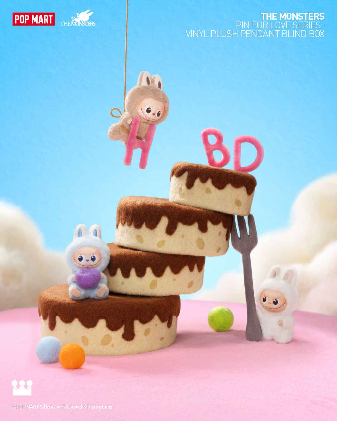 (預訂) POP MART LABUBU THE MONSTERS Pin for Love Series 【A-Z】