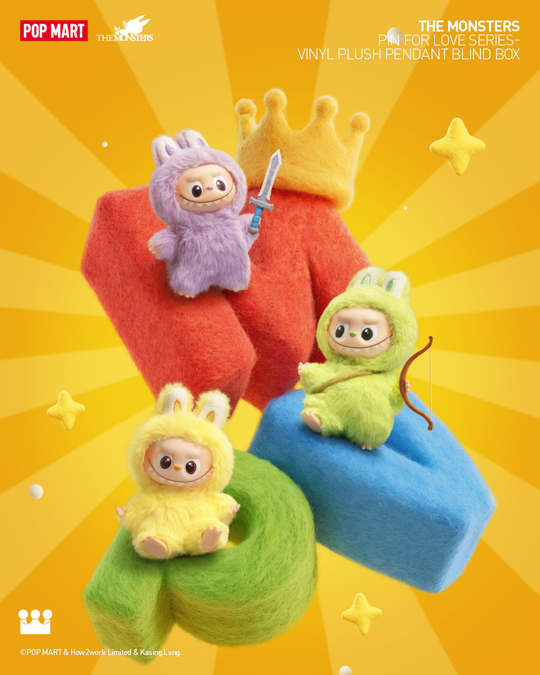 POP MART PIN FOR LOVE THE MONSTERS まとめ売り POP MART LABUBU】The Monsters Pin For Love (N-Z) 14個入り