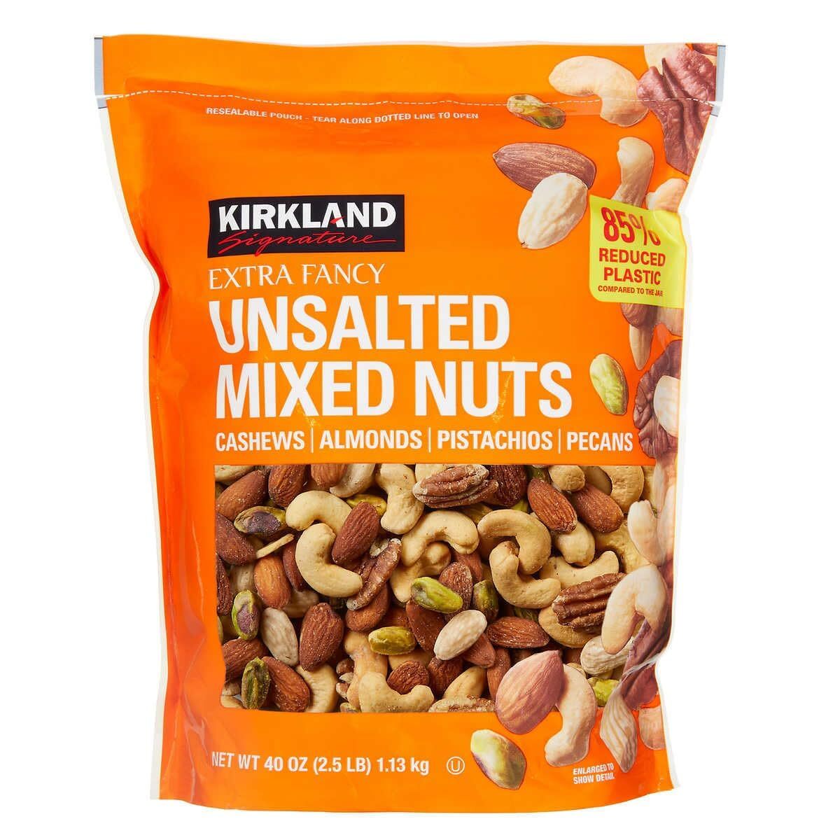 [S] KIRKLAND SIGNATUREEXTRA FANCY UNSALTED MIXED NUTS, 096619885718 (SZZ711)