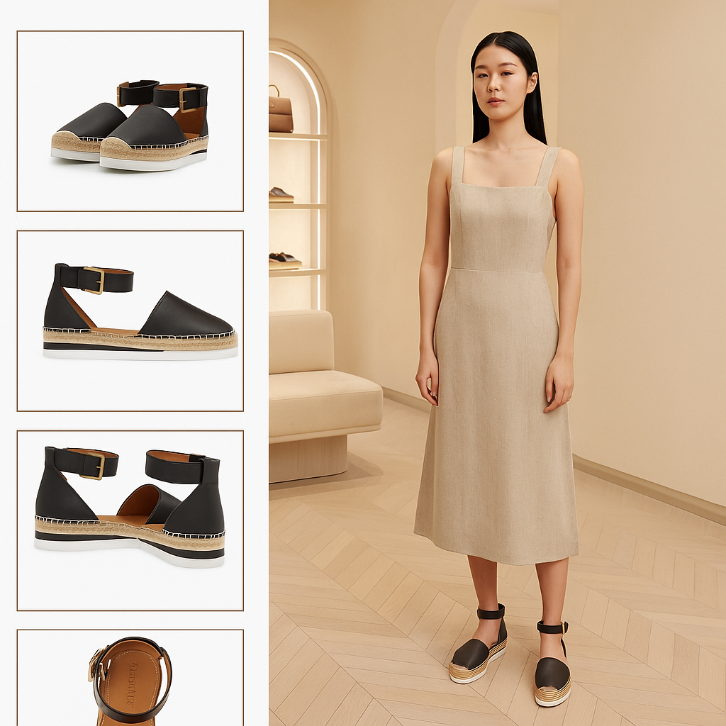 【現貨】G0902301 See by ChloéGlyn皮製涼鞋（黑色）