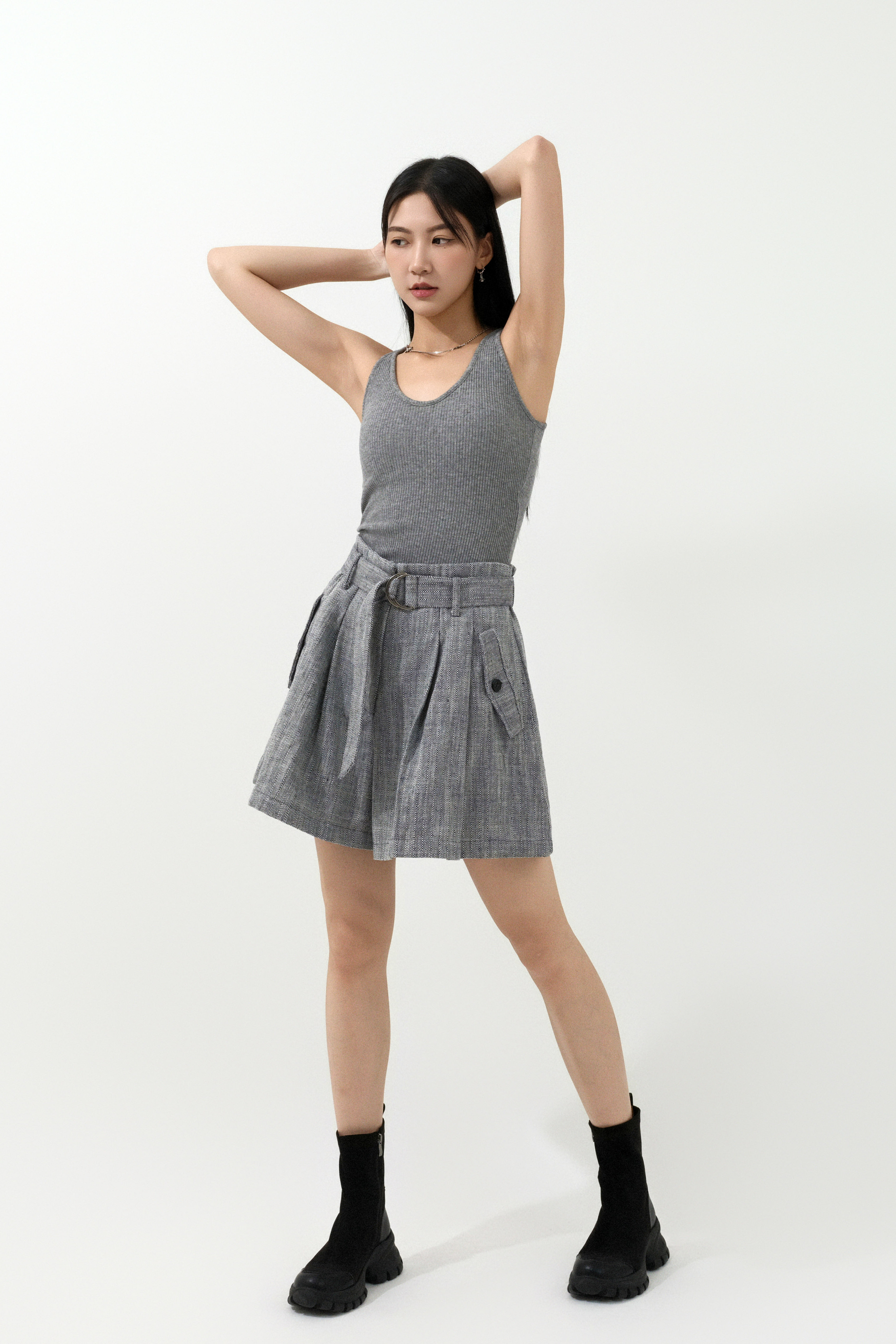 羅紋背心型bra top (預購產品）