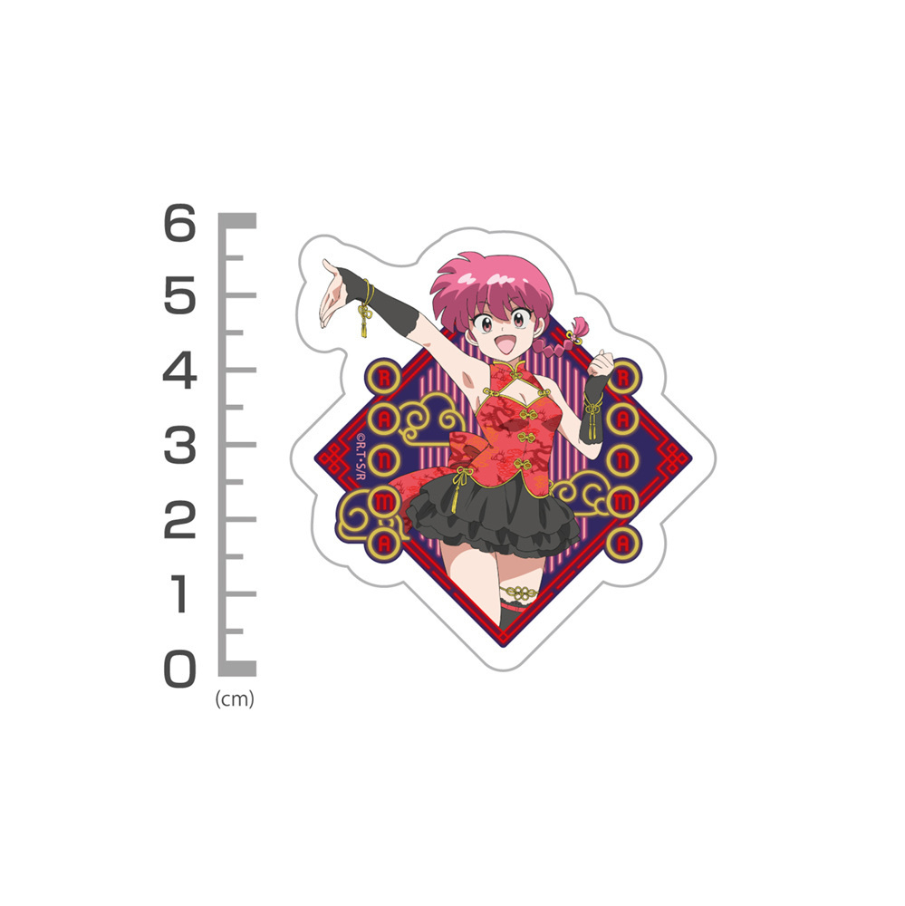 Cospa 0922 描き下ろし らんま ミニステッカーセット チャイナ×アイドルVer. [らんま１／２]