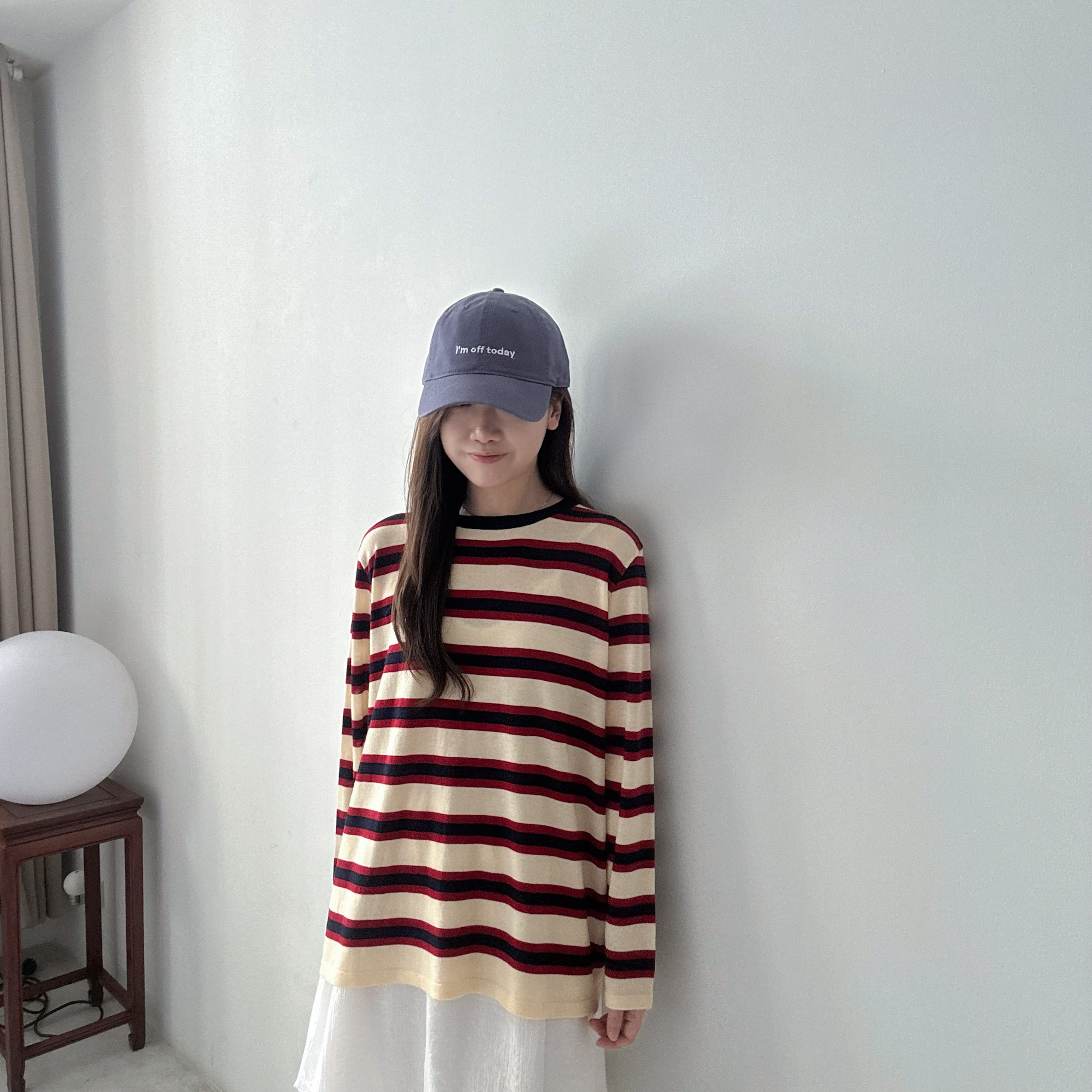 <自家設計> i’m off today_capNAVY
