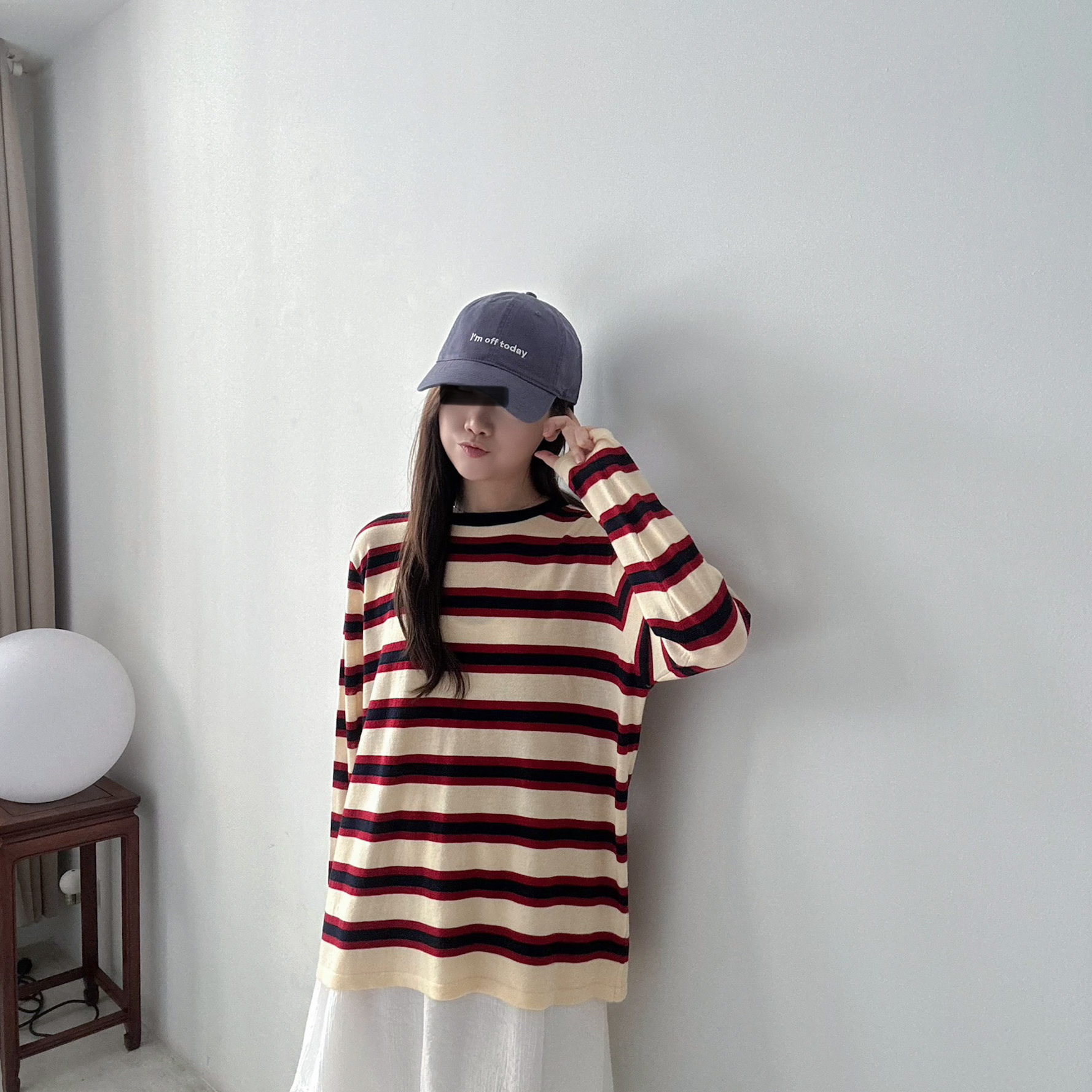 <自家設計> i’m off today_capNAVY