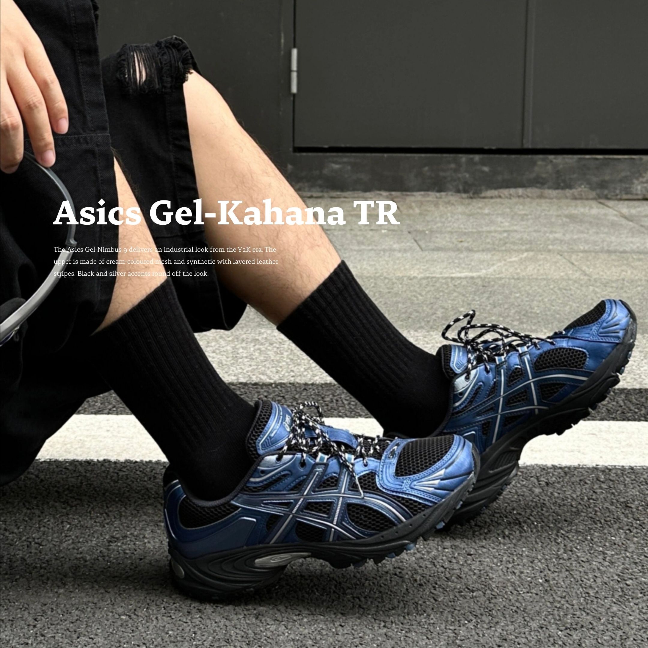 NICEDAY 代購 Asics Gel-Kahana TR Nexus Blue 藍 復古 深藍 海軍藍 男女同款 1203A872-002