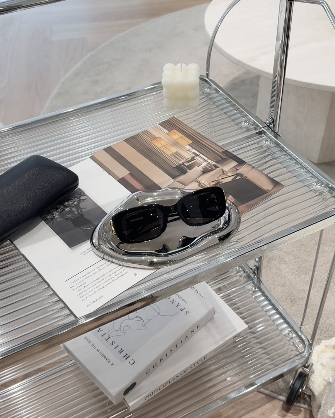 BALENCIAGA｜BB0310SK001墨鏡黑色