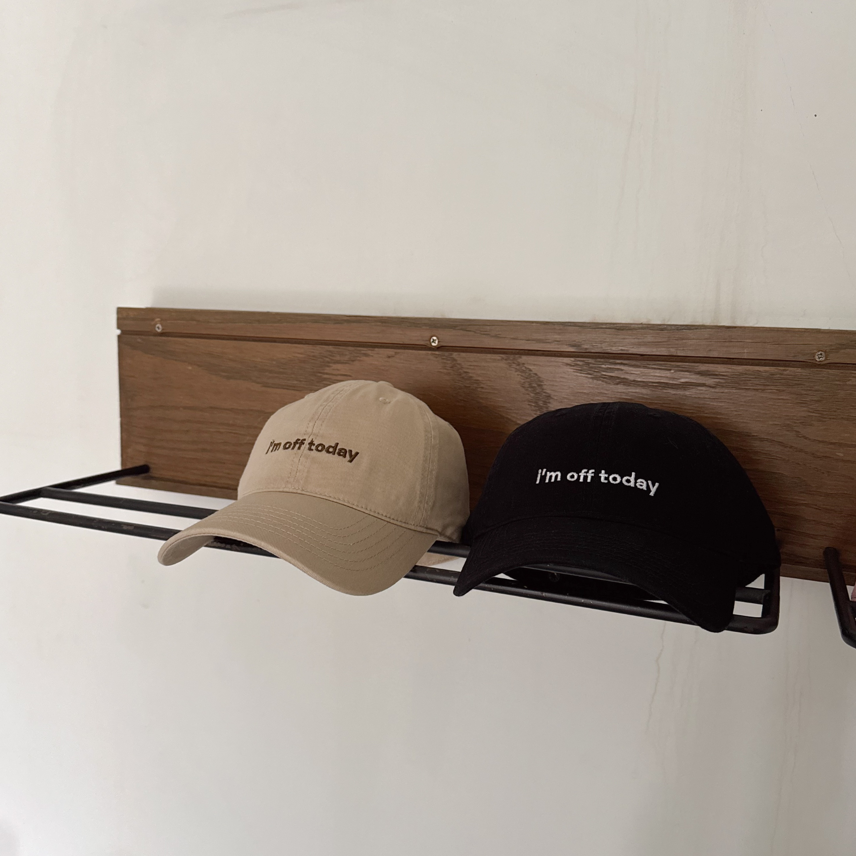 <自家設計> i’m off today_capBEIGE