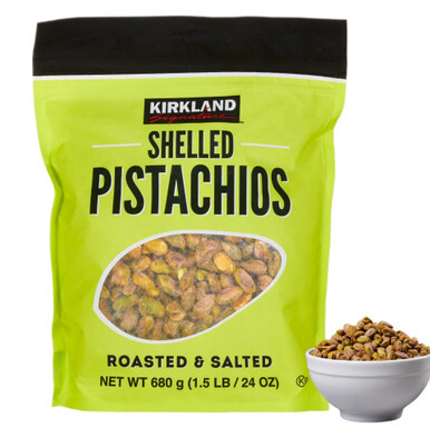 [S] KIRKLAND SIGNATURE SHELLED PISTACHIOS ROASTED & SALTED, 1.5 LBS, 096619107698 (SZZ714)