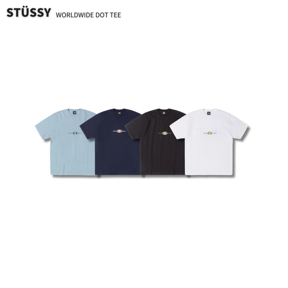 "代購" Stussy 25FW WORLDWIDE DOT TEE LOGO 文字T