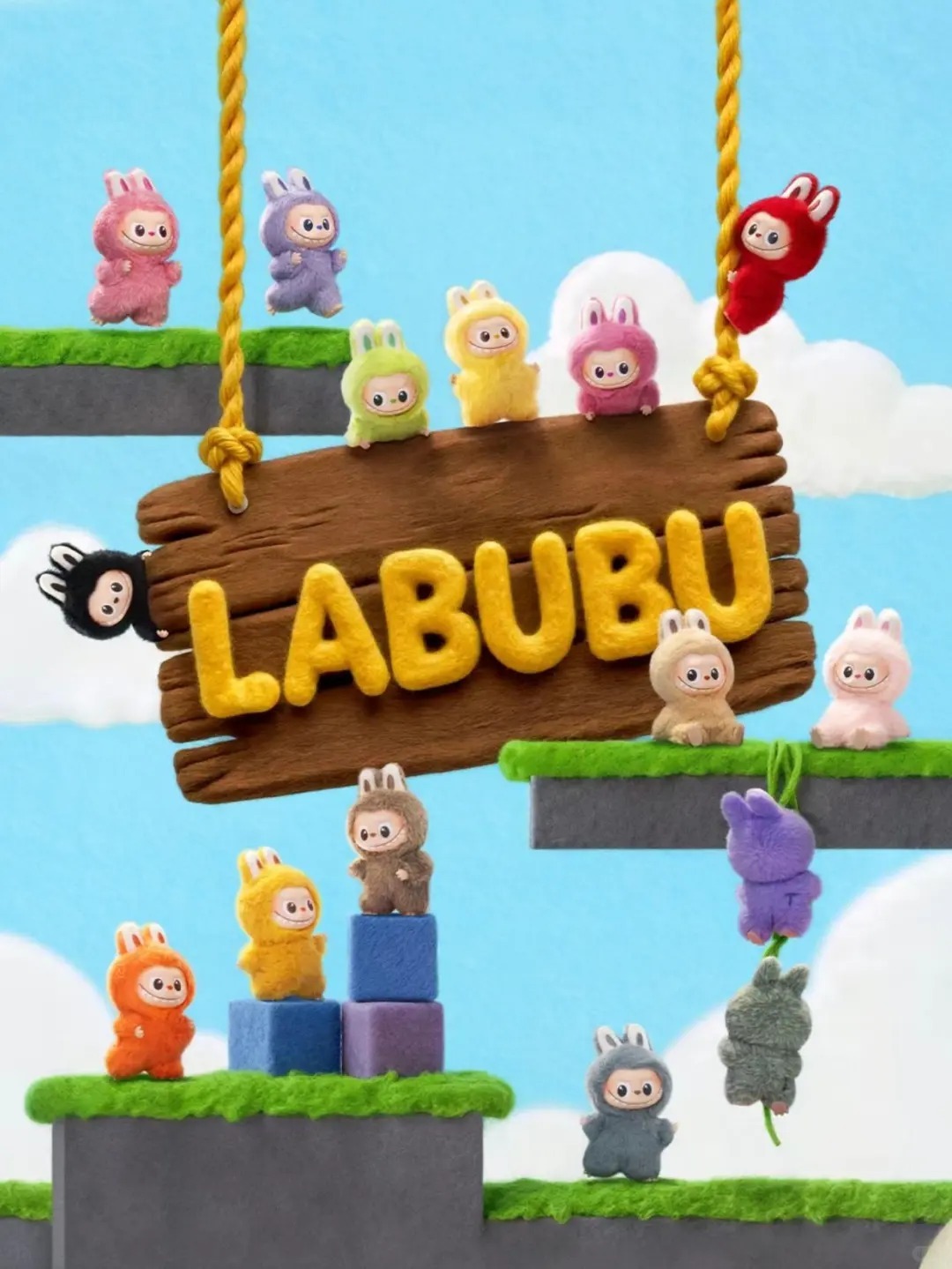 POP MART THE MONSTERS心底密碼系列 - 搪膠毛絨‌掛件盲盒