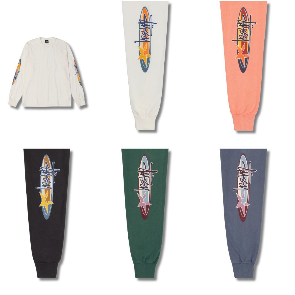 "代購" Stussy 25FW TWO STAR LS TEE PIGMENT DYED 雙星 手袖