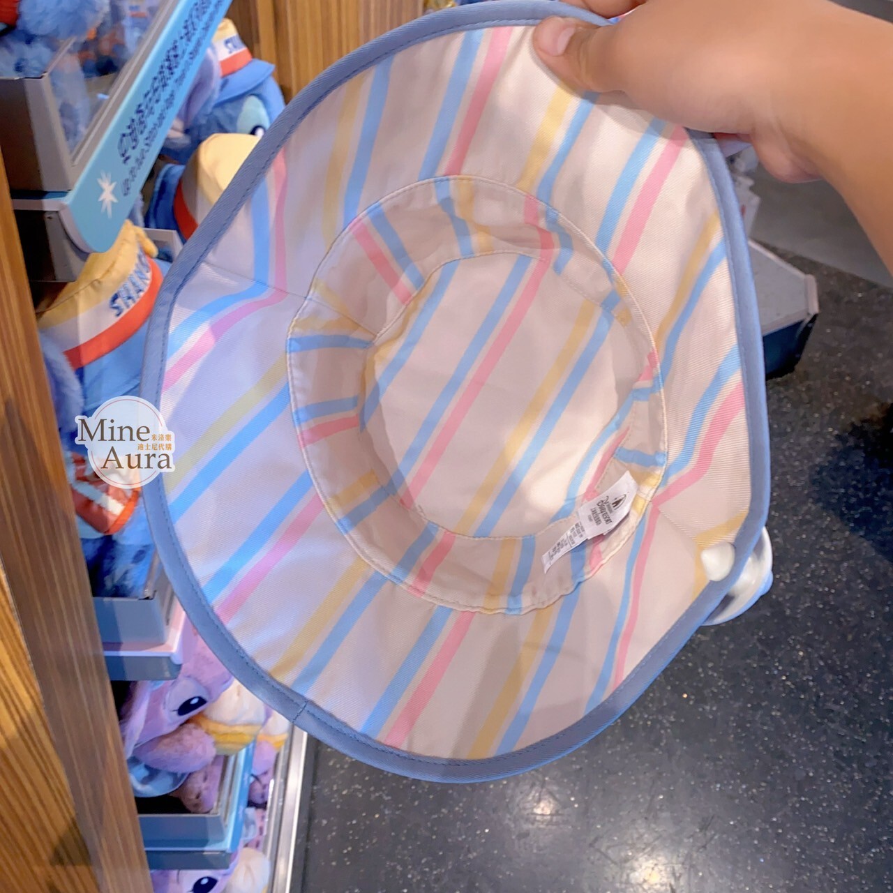 史迪奇 Stitch 與 安琪拉 Angel 漫遊上海系列 滿版圖案 漁夫帽 帽子 星際寶貝 Lilo & Stitch -上海迪士尼樂園